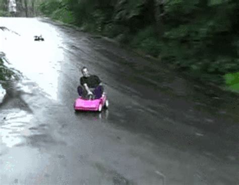 car sliding gif